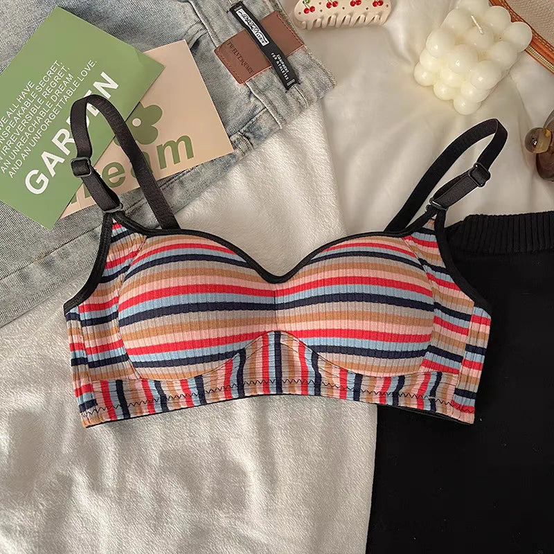 Sexy Seamless Rainbow Bralette