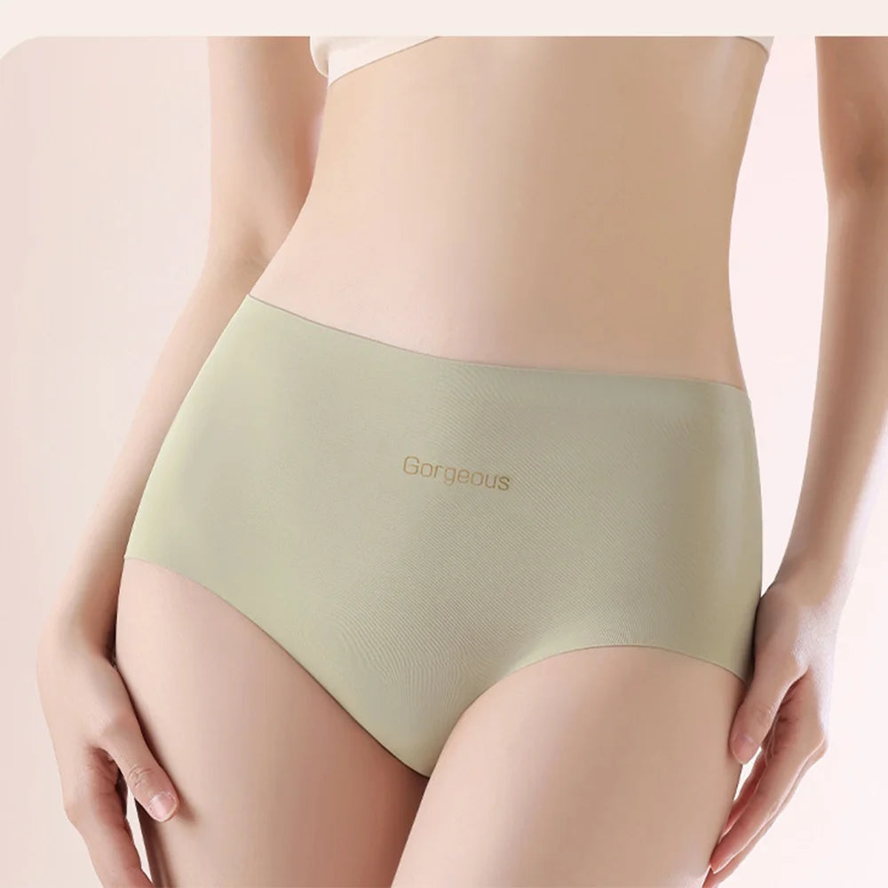 6pcs Invisible Panties Women Seamless Sports Briefs Female Underpants Ultra-thin Underwear High Rise Solid Comfy Panties