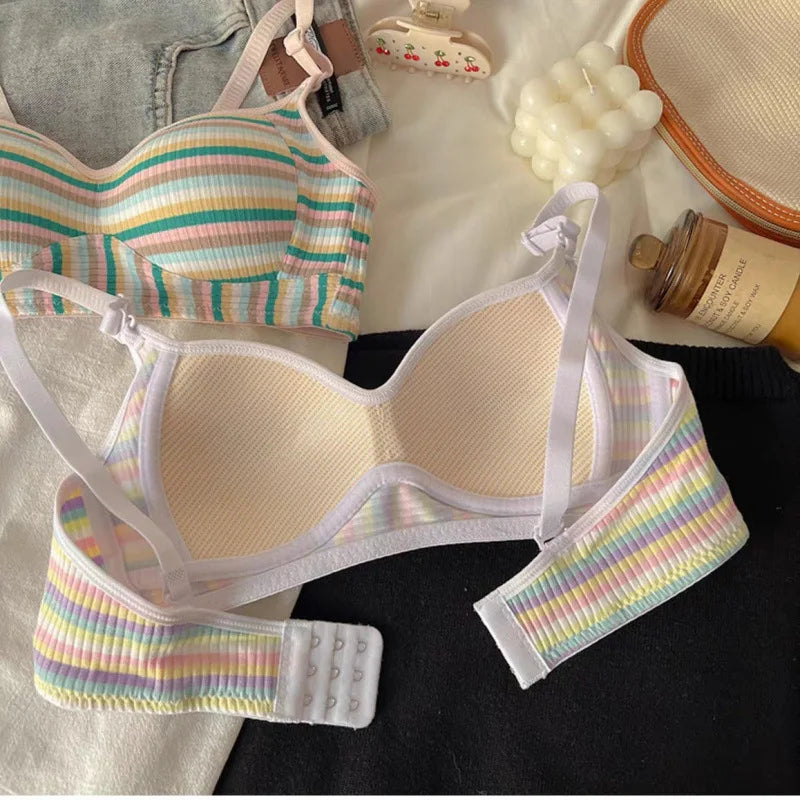 Sexy Seamless Rainbow Bralette