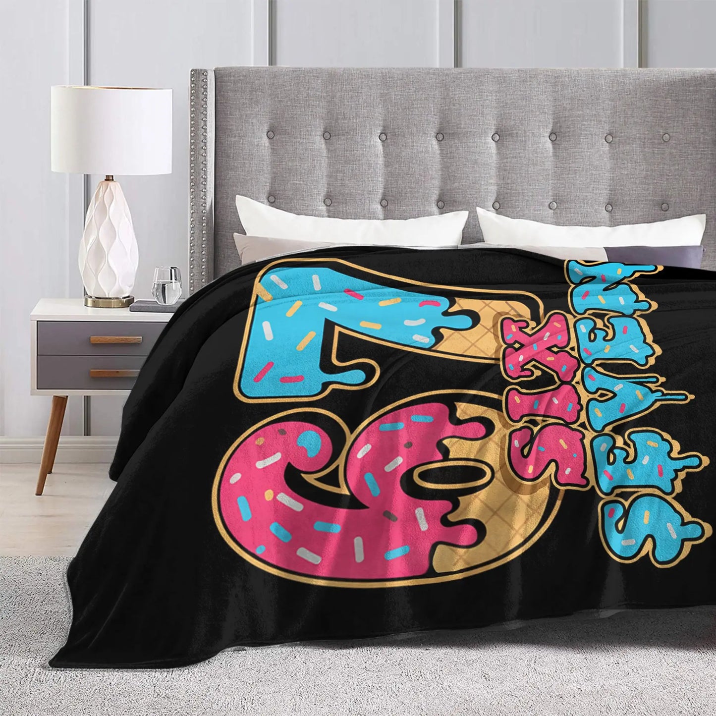 Six Seven Ice Cream Drip Meme 67 Blanket