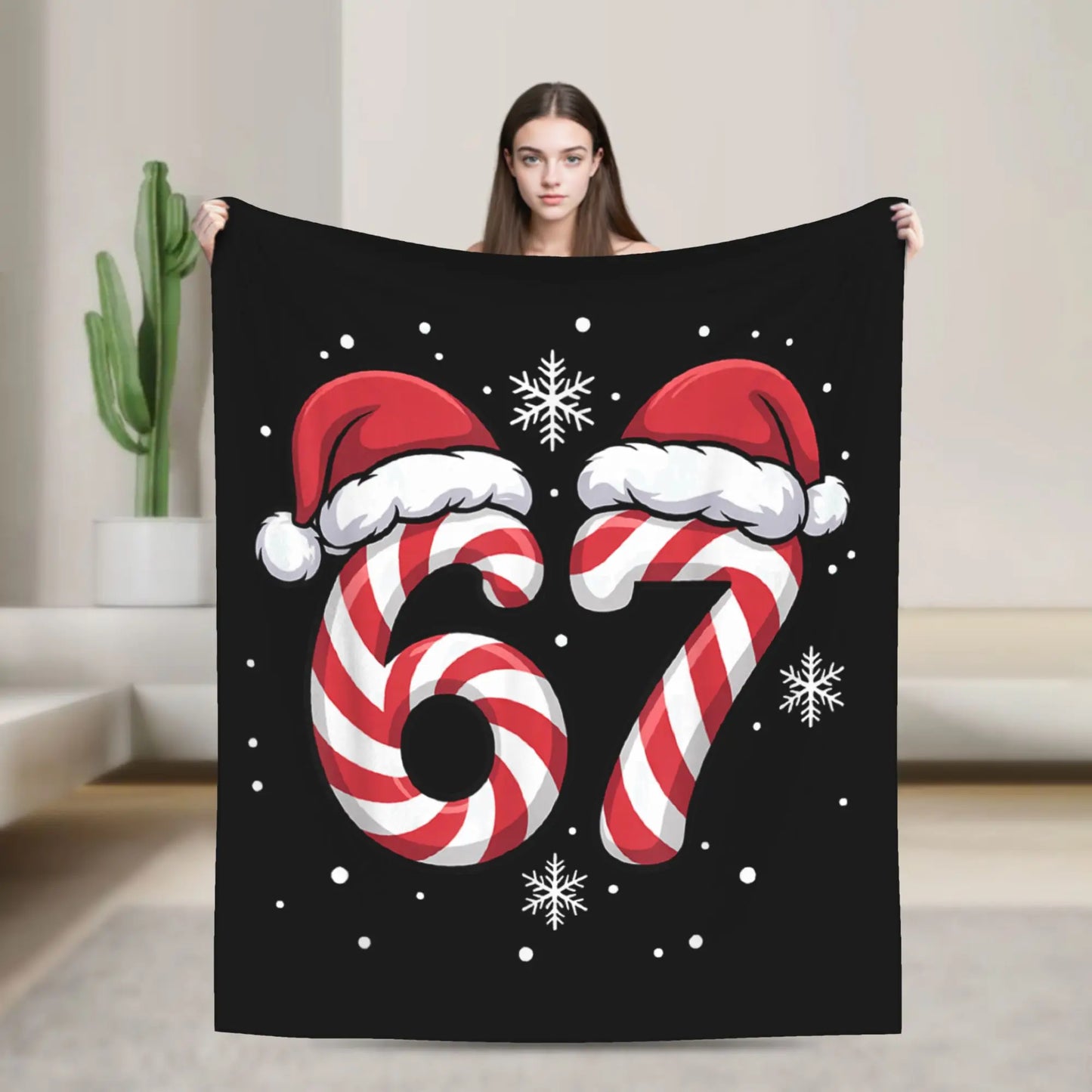 Six Seven Ice Cream Drip Meme 67 Blanket