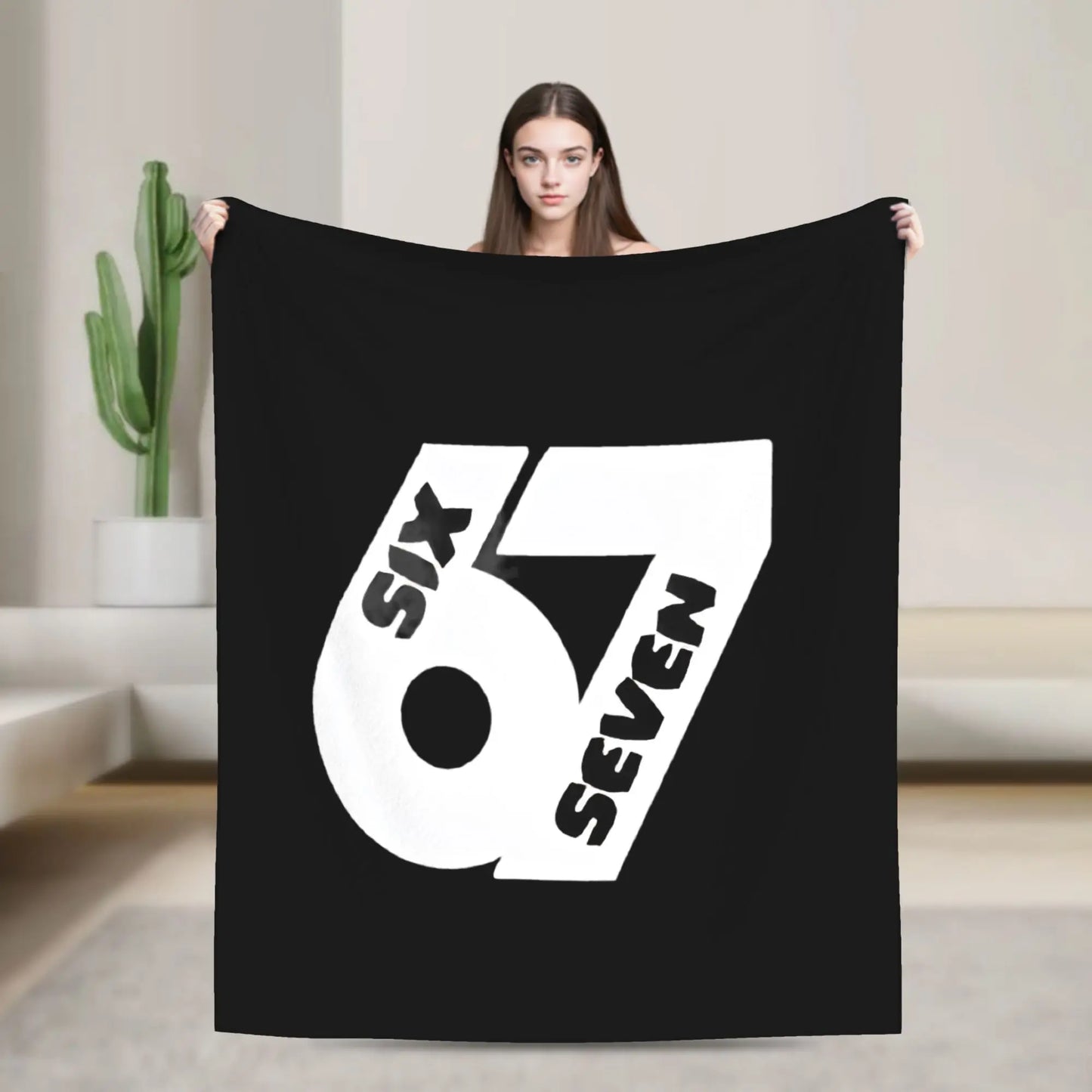 Six Seven Ice Cream Drip Meme 67 Blanket