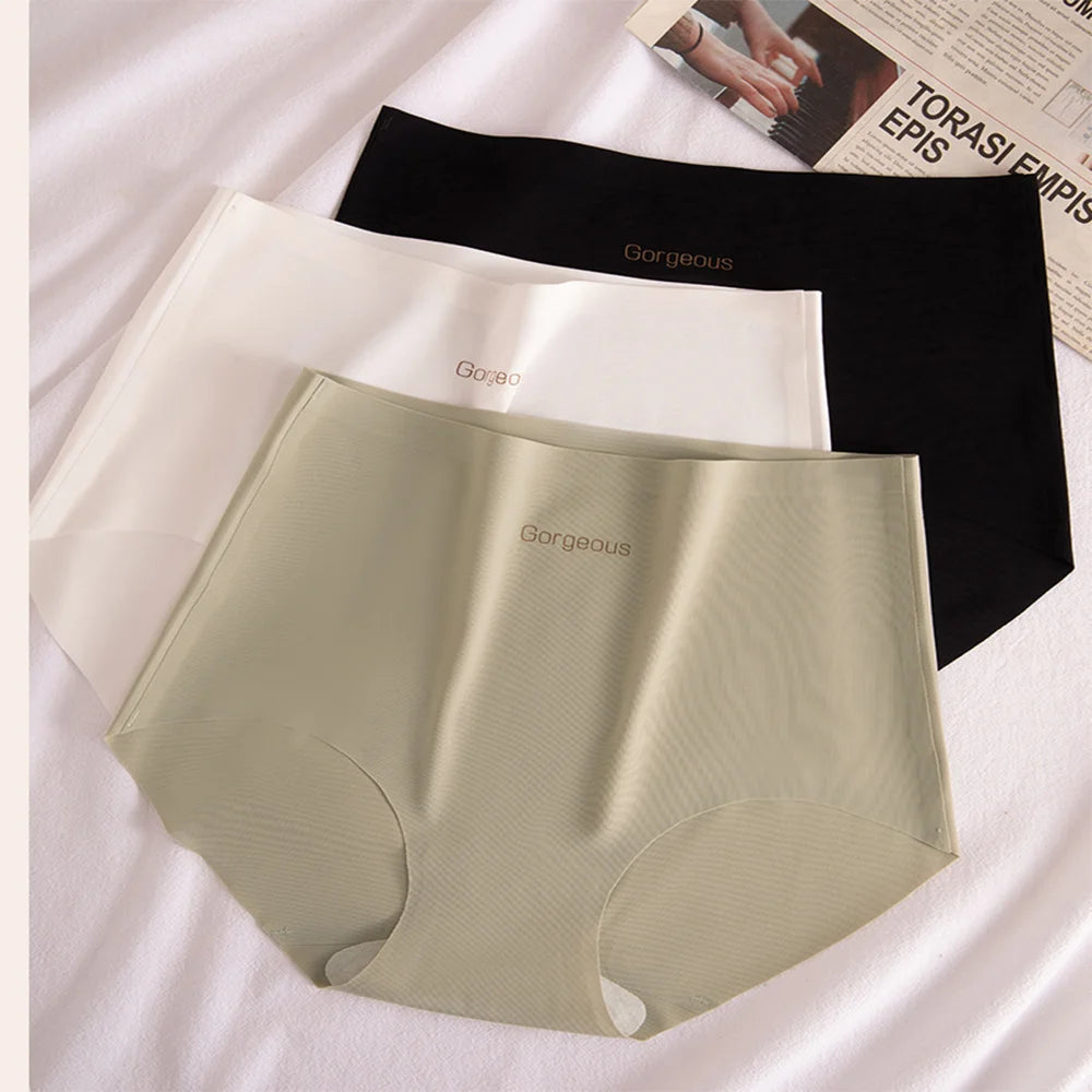 6pcs Invisible Panties Women Seamless Sports Briefs Female Underpants Ultra-thin Underwear High Rise Solid Comfy Panties