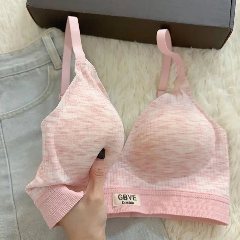 New Flat-chested Adjustable Underwear For Girls With Expanded Breasts, Small Breasts, Gathered Waist, Slim Sexy Bra