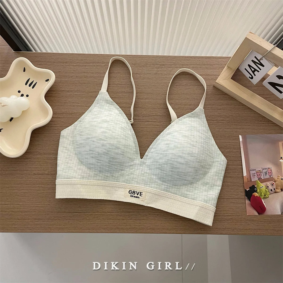 New Flat-chested Adjustable Underwear For Girls With Expanded Breasts, Small Breasts, Gathered Waist, Slim Sexy Bra