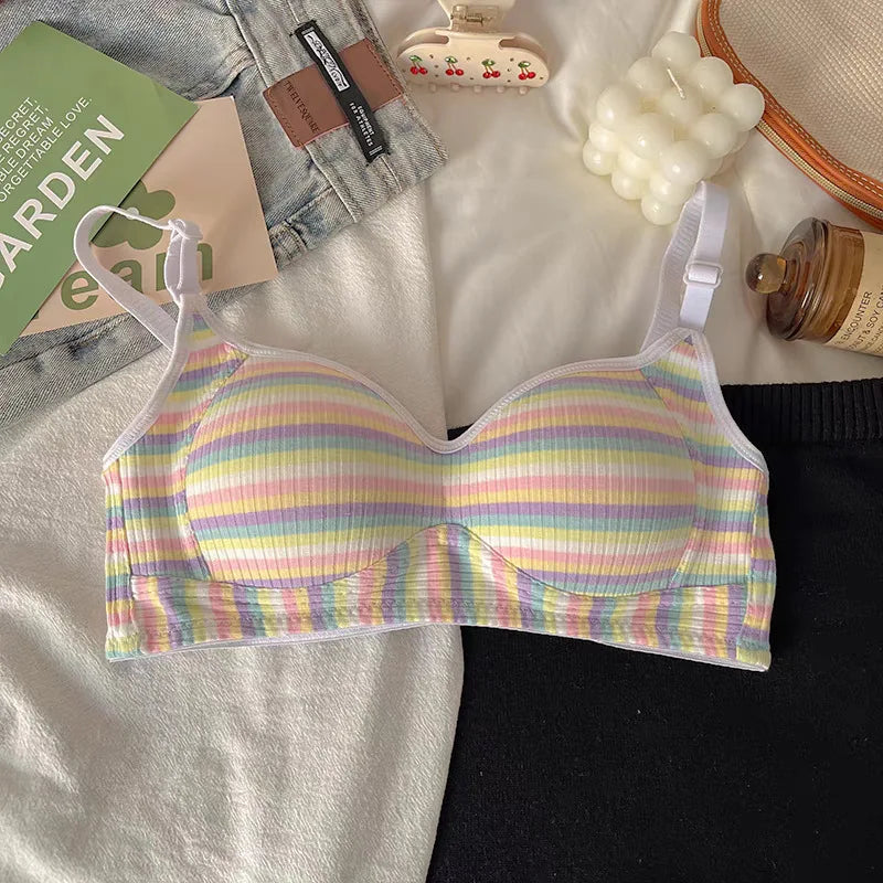 Sexy Seamless Rainbow Bralette