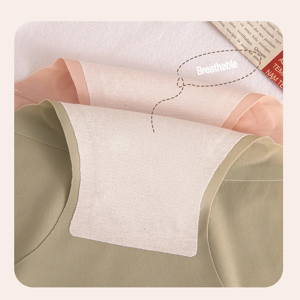 6pcs Invisible Panties Women Seamless Sports Briefs Female Underpants Ultra-thin Underwear High Rise Solid Comfy Panties