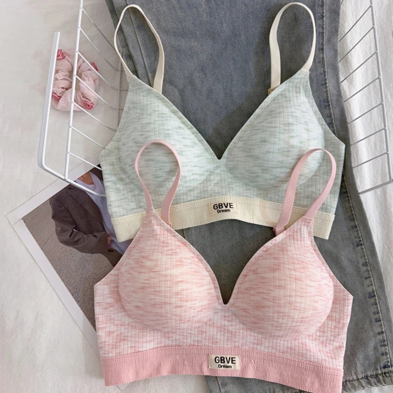 New Flat-chested Adjustable Underwear For Girls With Expanded Breasts, Small Breasts, Gathered Waist, Slim Sexy Bra