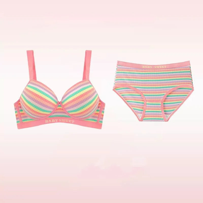 Sexy Seamless Rainbow Bralette