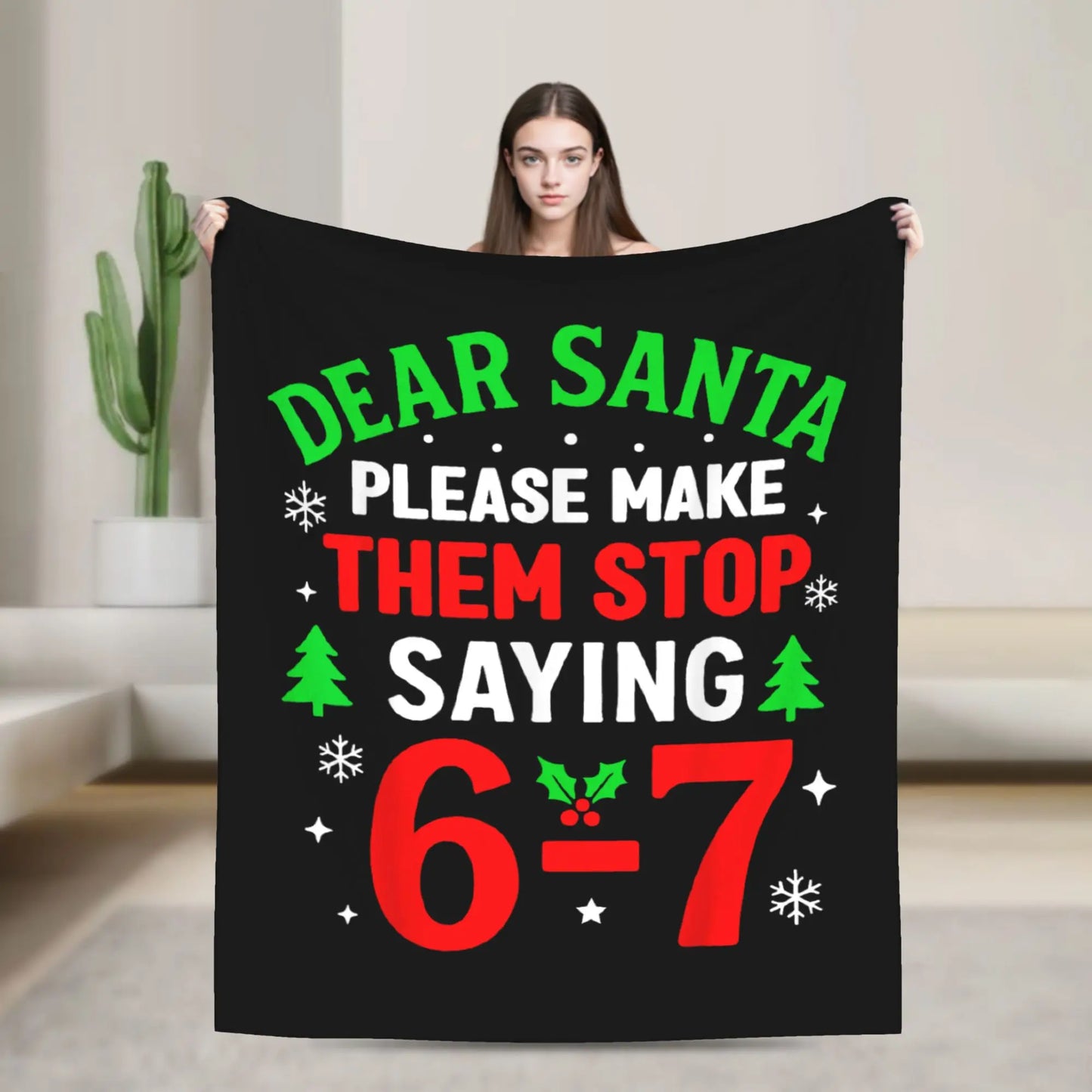 Six Seven Ice Cream Drip Meme 67 Blanket